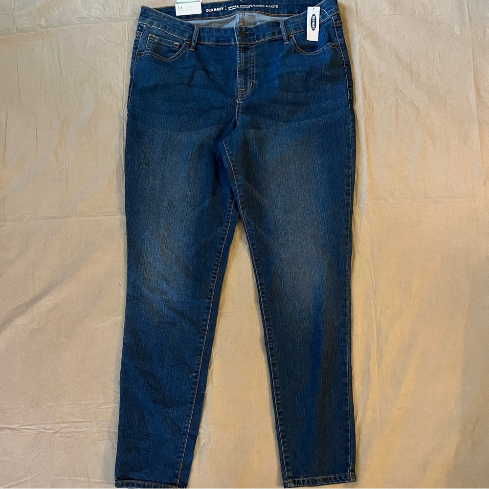 Jeans, Old Navy, Super Skinny, Super Adjuste, Size 14 Regular